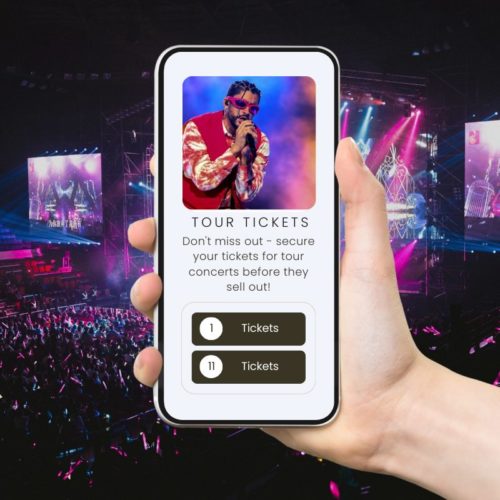 Concerts Theatre Sports Events Festivals Mobile Friendly Interface