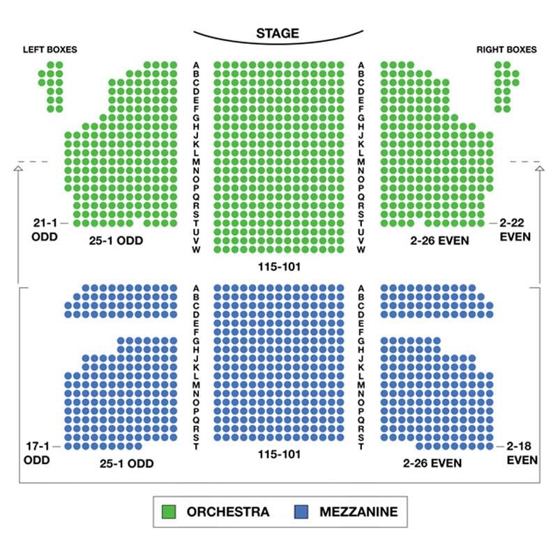 Al Hirschfeld Theatre Seating Chart