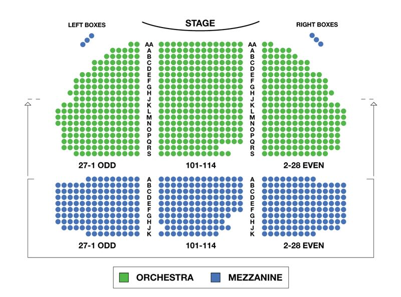 Gerald Schoenfeld Theatre Seating Chart