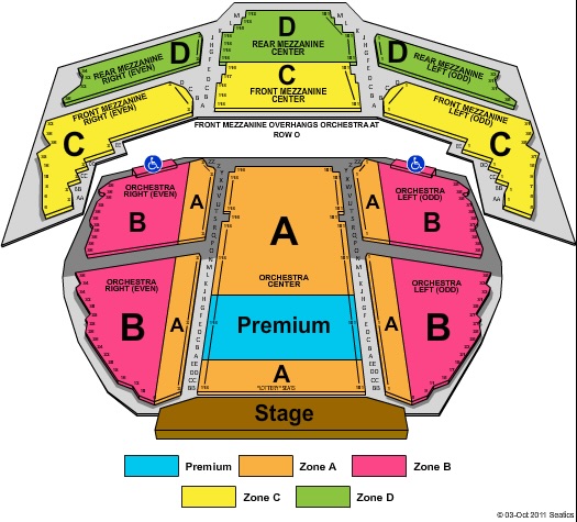 Gershwin Theatre Seating Chart