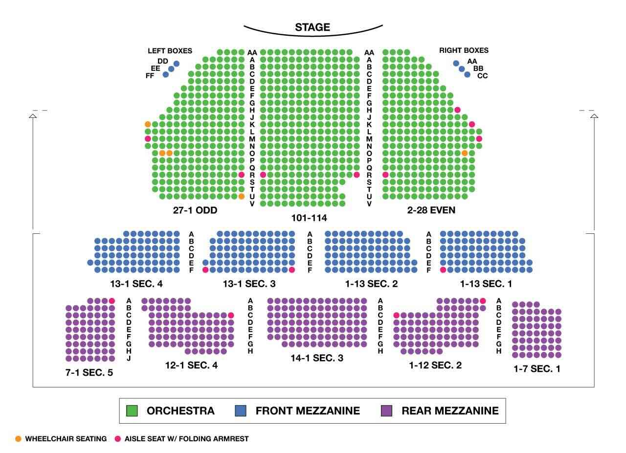 Imperial Theatre Seating Chart