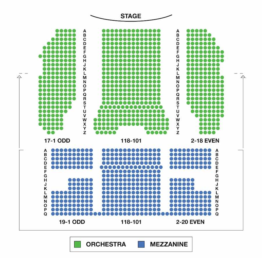 August Wilson Theatre Seating Chart