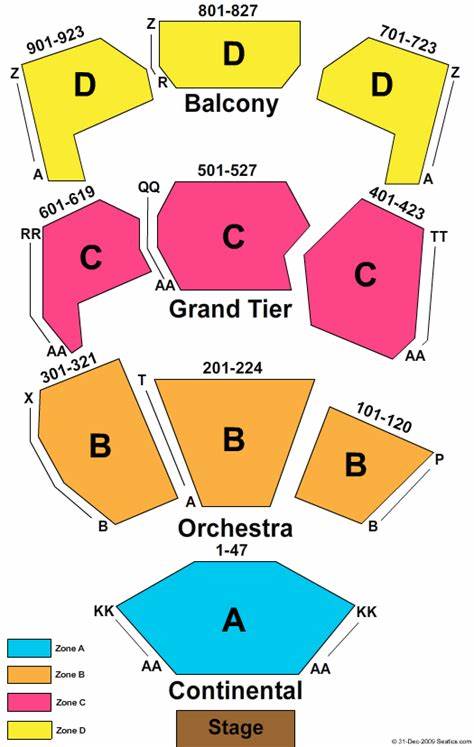 Birmingham-Jefferson Concert Hall Seating Chart