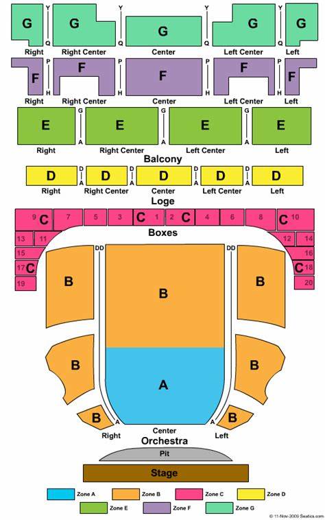Municipal Auditorium Music Hall Seating Chart