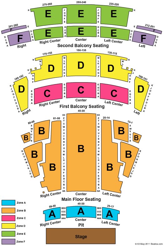 Northern Alberta Jubilee Auditorium Seating Chart