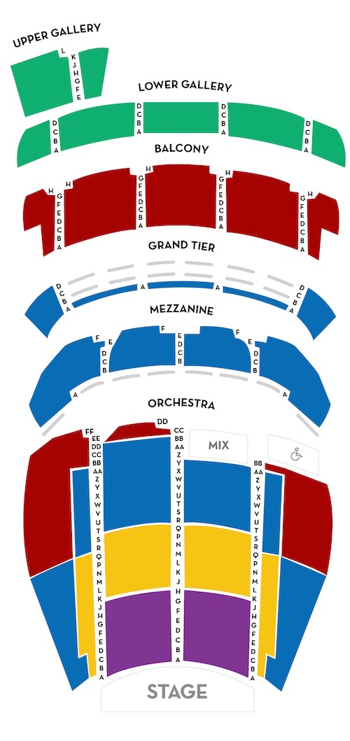 Orpheum Theatre Seating Chart