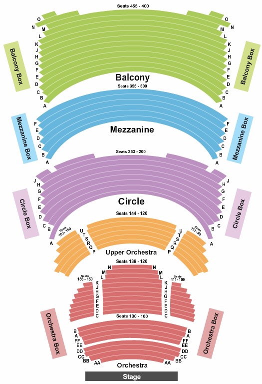 Overture Center for the Arts Seating Chart