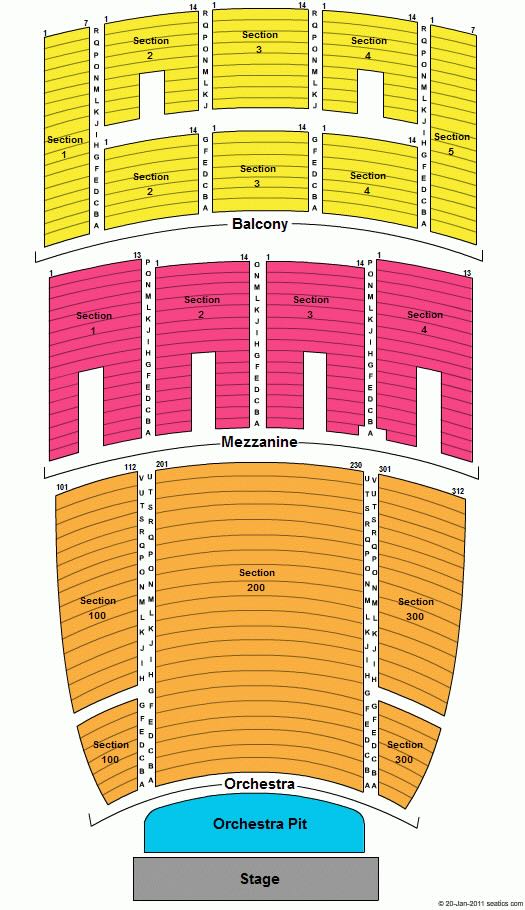 Robinson Center Seating Chart