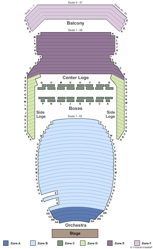 Uihlein Hall at Marcus Performing Arts Center Seating Chart