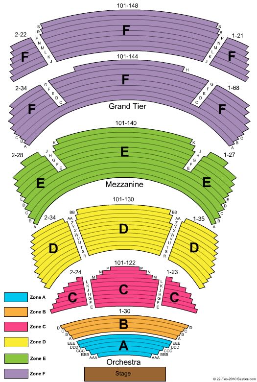Cobb Energy Performing Arts Centre Seating Chart
