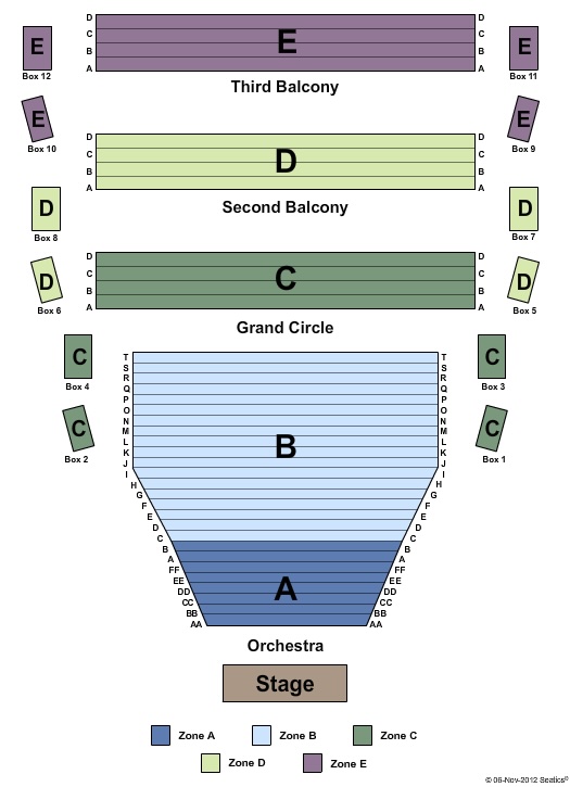 Conexus Arts Theatre Seating Chart