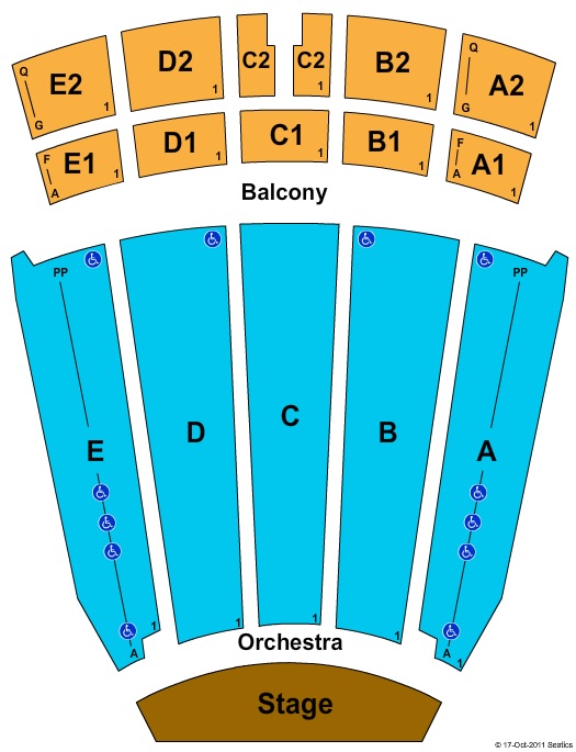 Emens Auditorium Seating Chart