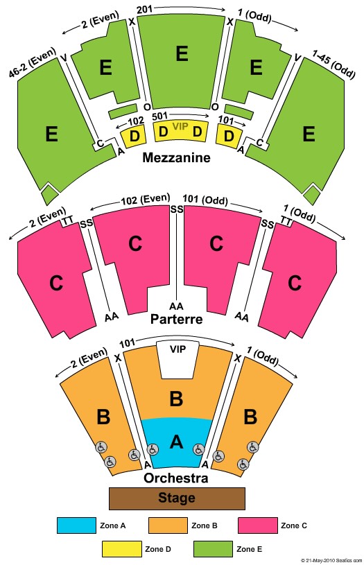 Foxwoods Resort Casino Seating Chart