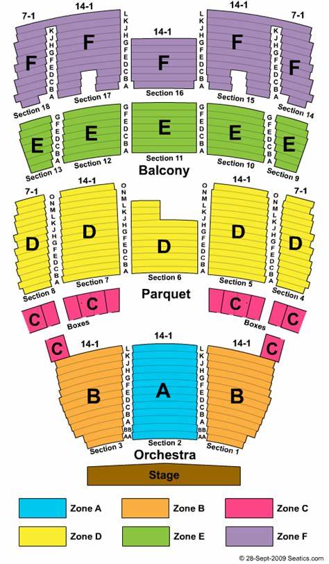 Mahalia Jackson Theater Seating Chart