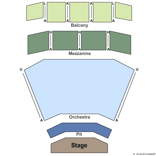 McCain Auditorium Seating Chart