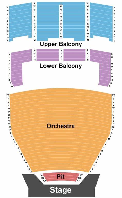 Saroyan Theatre Seating Chart