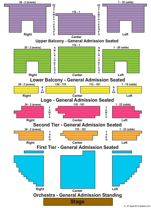 The Wellmont Theater Seating Chart