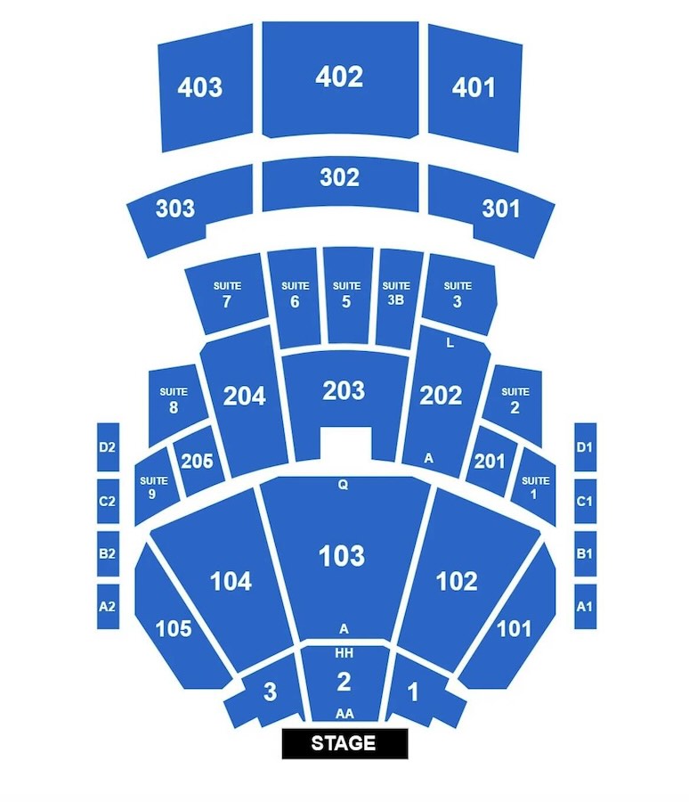 Yaamava’ Resort & Casino Seating Chart