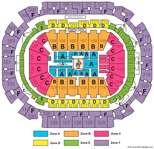 American Airlines Center Seating Chart