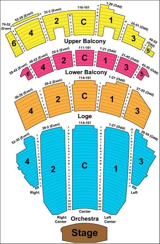 Beacon Theatre Seating Chart