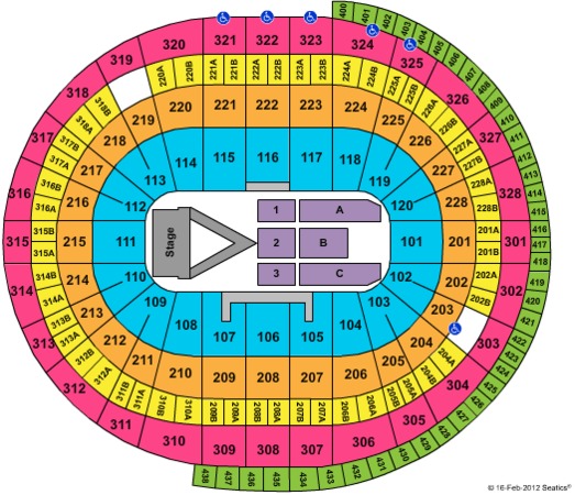 Canadian Tire Centre Seating Chart