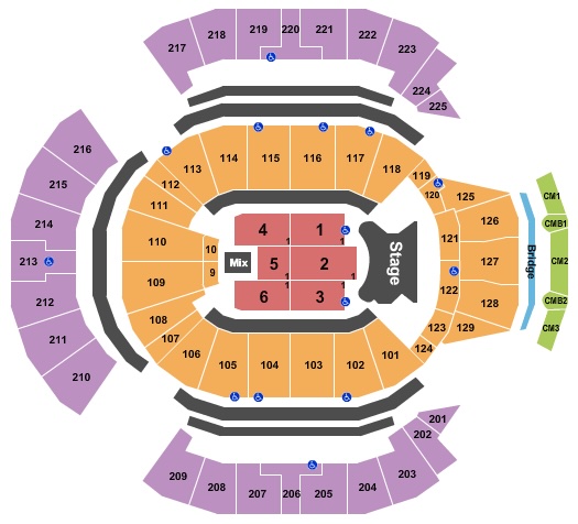 Chase Center Seating Chart