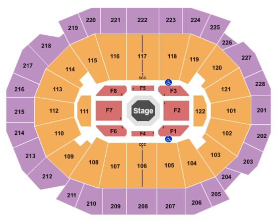 Fiserv Forum Seating Chart