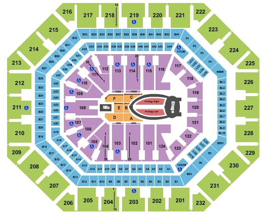 Footprint Center Seating Chart