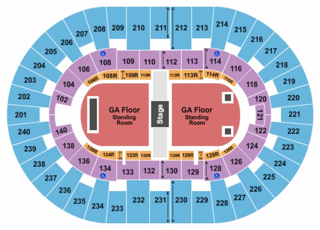 North Charleston Coliseum Seating Chart