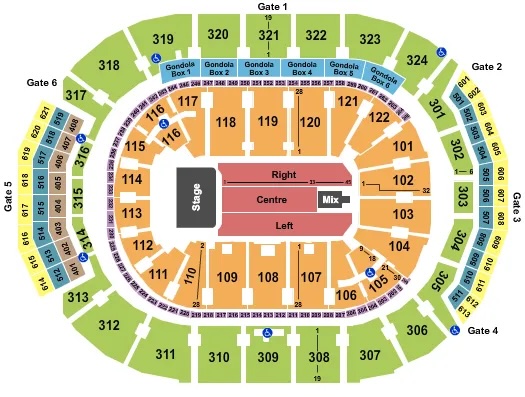 Scotiabank Arena Seating Chart