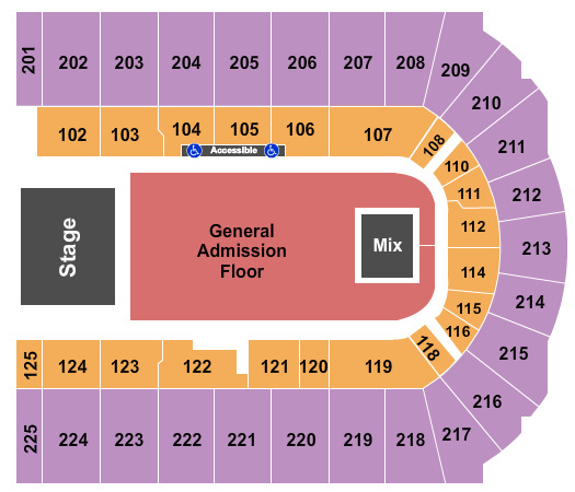 Upstate Medical Arena at The Oncenter War Memorial Seating Chart