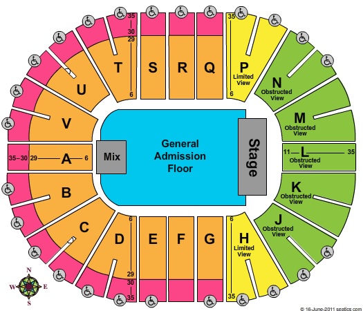 Viejas Arena Seating Chart