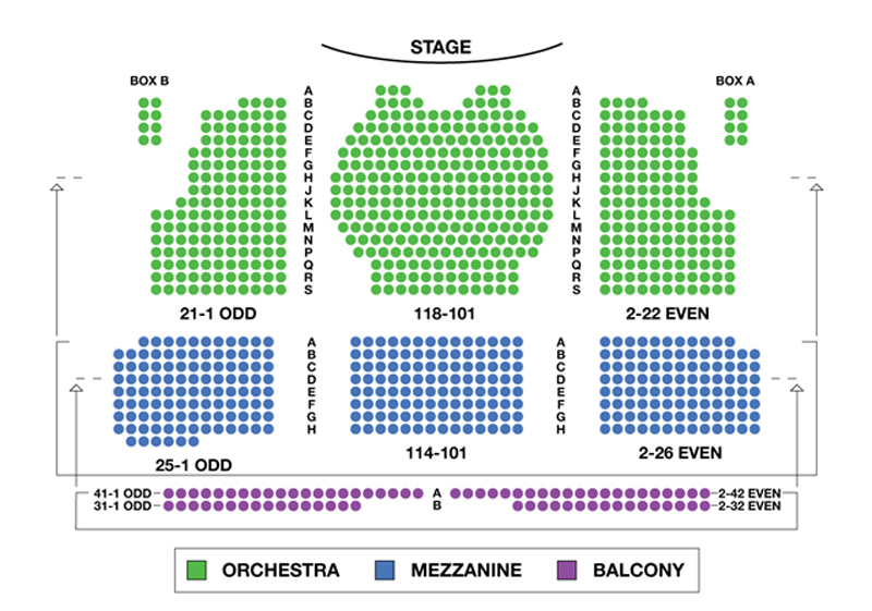 Walter Kerr Theatre Seating Chart