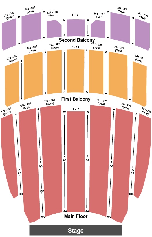 Elliott Hall Seating Chart