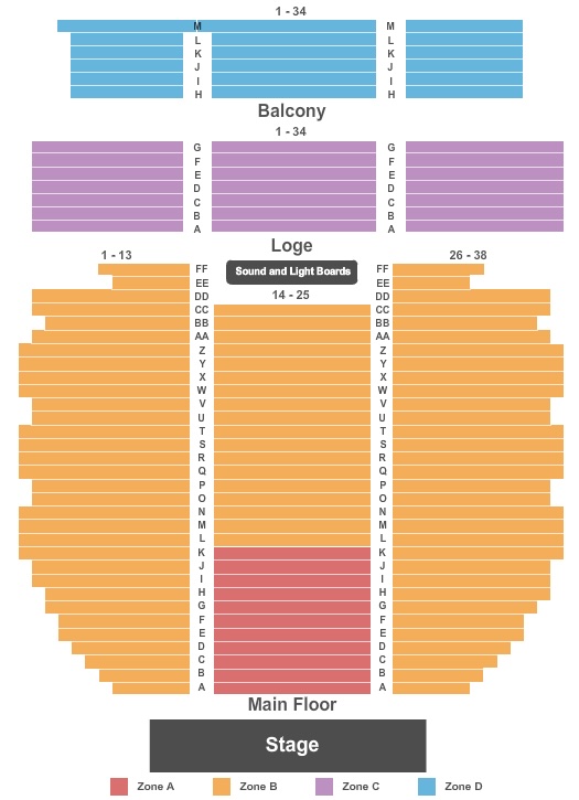 Mount Baker Theatre Seating Chart