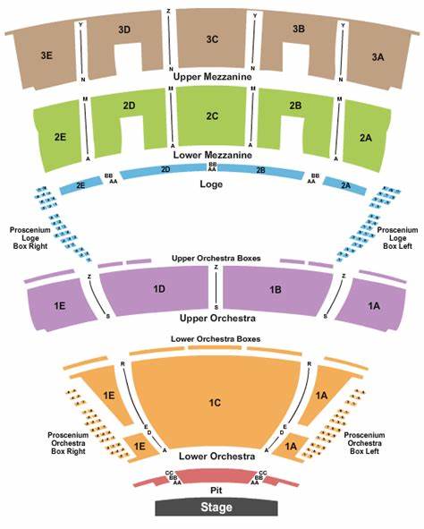 Palace Theater Seating Chart