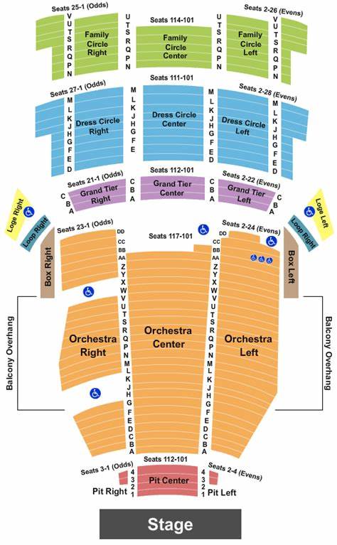 Saenger Theatre Seating Chart Pensacola