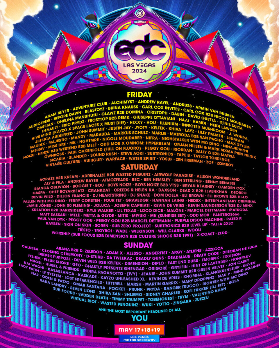 EDC Vegas Lineup